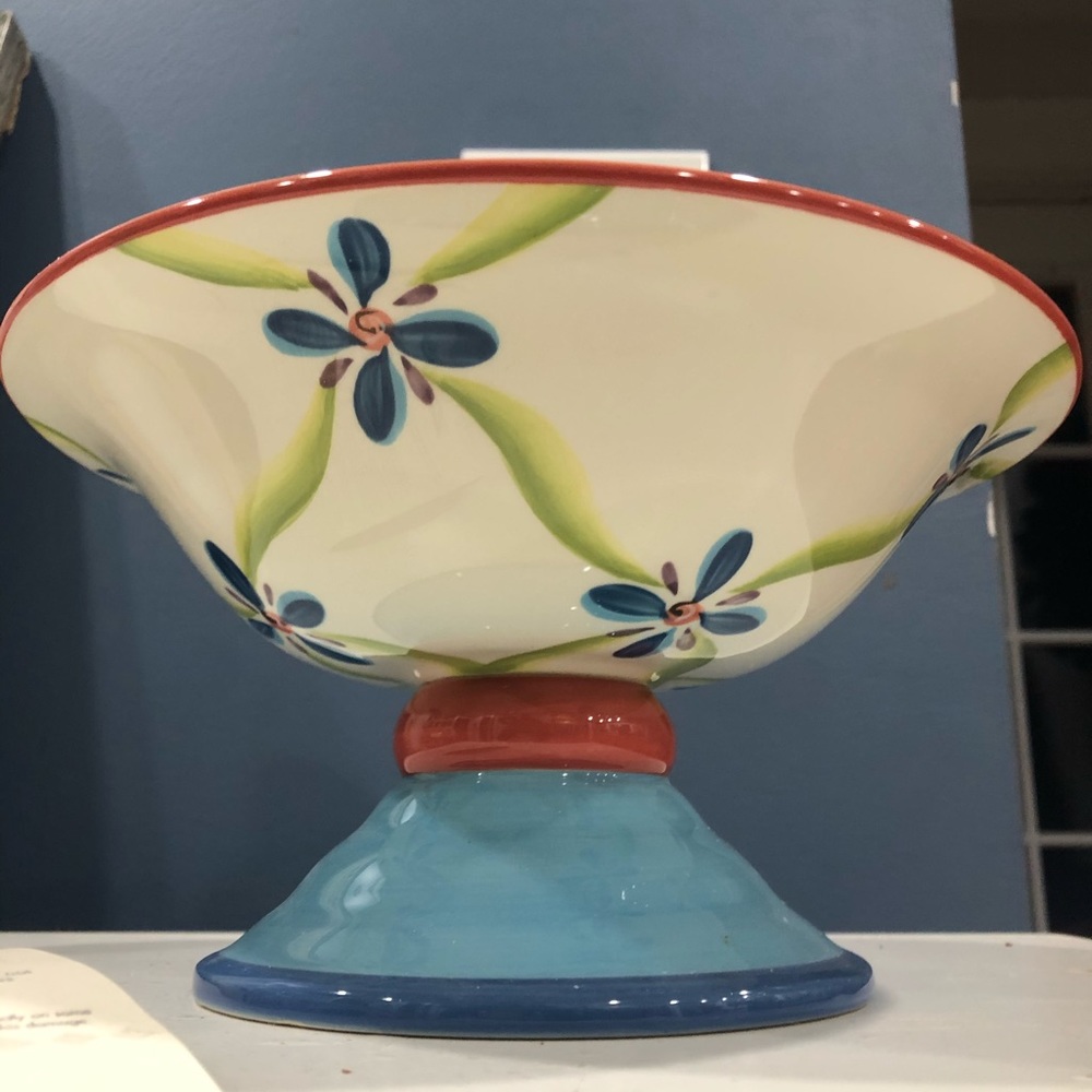 Southern Living veranda collection footed compote